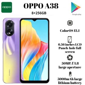 OPPO | 2026 New Global Unlocked OPPO A38 4G 4+128GB 8GB Extended RAM 18W Fast Charge 5000mAh Battery Budget Android Phone