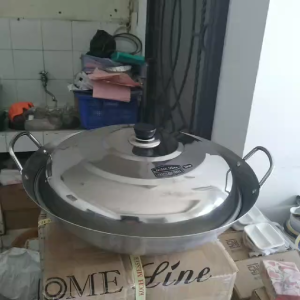 Home Line Wajan Hitam Enamel 37 cm anti Lengket