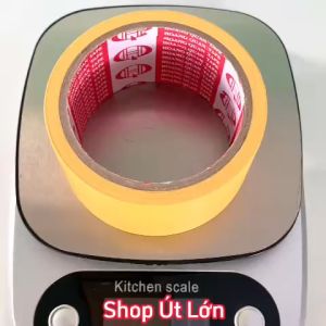 1 Cuộn băng keo simili màu vàng rộng 4.7cm dài 12 mét lõi giấy 3mm giá tại xưởng