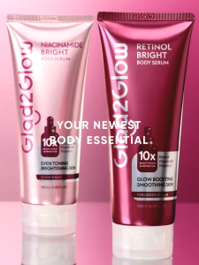 Top Seller RETINOL SMOOTH AND NIACINAMIDE BRIGHT BODY SERUM LOTION 180ml | Lightweight Texture Non Greasy | Reduces Fine Lines | Gently Refines to Reveal Skin Natural Glow Firmer and Smoother | Even Toning Brightening Skin | Glow Boosting Smoothing Skin.