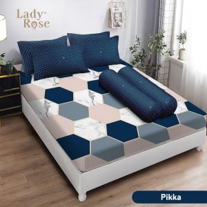 LADY ROSE - Sprei/seprai  lady rose prime King 180x200 Tinggi 30cm