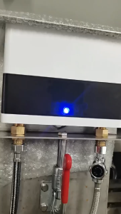 220V Instantaneous Water Heaters Wall Mounted Electrical Equipment With LCD Display Screen And Remote Control For Use In Bathrooms And Kitchens