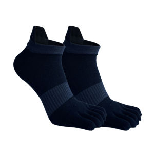 Large Plus Size Man Toe Socks Sport Cotton Splicing Colors Compression Mesh Sweat-Absorbing Fitness Outdoor Toe Socks Student