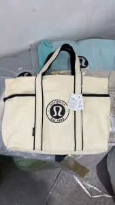cocosale daily multi canvas tote bag 20L lululemon simple fashion packet shoulderbag bag for women