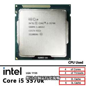 Intel Core i5 3570K Used i5-3570K 3.4 GHz Quad-Core Quad-Thread CPU processor 6M 77W LGA 1155