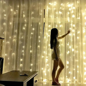Garland Wedding Fairy Light 3/6M LED 8 Mode Christmas Light USB Curtain String Lamp Party Birthday Wall Decoration Holiday Decor