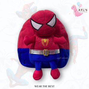 {2-6y}Bag Budak Perempuan Lelaki Cute Kids Kindergarten Schoolbag Doll Plush Fabric Kuromi HelloKitty Spiderman Labubu
