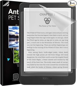 TiMOVO 1/2/3ชิ้นฟิล์มป้องกันแสงสะท้อนปกป้องหน้าจอด้านสำหรับ6.8 "Kindle Paperwhite 11th Gen 2021 Kindle 11 2022 Kindle Scribe 10.2 2022