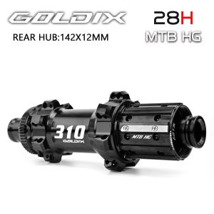 GOLDIX M310 Centerlock new ratchet 28-hole mountain bike hub suitable for HG XD MS flywheel 11/12-speed bicycle components