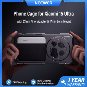 NEEWER Phone Cage Rig for Xiaomi 15 Ultra with 67mm Filter Adapter with 17mm Phone Lens Mount PA091