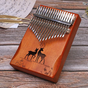 21 Keys Professional Thumb Piano Tuned 17 Keys Calimba Portable Kalimba Beginners Malimba Birthday Festival Stress Relief Gift