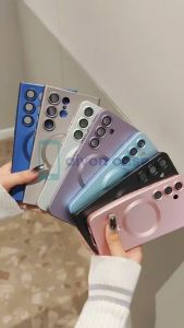 SOFT CASE MATTE MAGSAFE SAMSUNG Galaxy S22 S22+ S22PLUS S22ULTRA  S23 S23+ S23PLUS S23ULTRA S24 S24+ S24PLUS S24ULTRA PLUS ULTRA CASING MAGSAFE Magnetic Silikon EC-216