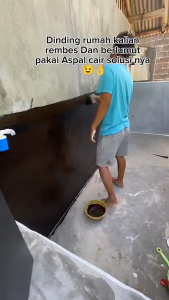 Aspal Cair Waterproof 5Kg – Pelapis Anti Bocor Premium - Aspal Emulsi Hitam – Solusi Anti Rembes