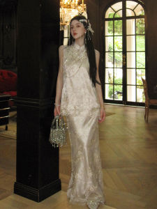 Chic Minimalist New Chinese Style Summer Outfit Two-Piece Set Cool Sensation Zen Aesthetic Whole Set High-End Feel Top Half Skirt