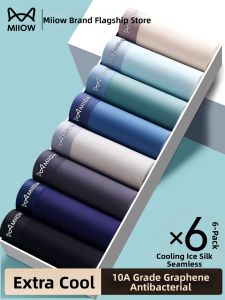 MiiOW | Seamless Antibacterial Breathable Mens Briefs Ice Silk