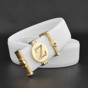 HUANGYENIUJIA | Mens Belt Smooth Buckle Summer Casual