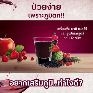 บียอนด์ มากิ พลัส+ (MAQUI PLUS) เครื่องดื่มซูเปอร์แอนตี้ออกซิแดนท์ชนิดน้ำ จากผลมากิ เบอร์รี และซูเปอร์ฟรุต รวม 12 ชนิด ช่วยให้เลือดสะอาด ตับแข็งแรง [15 ซอง]