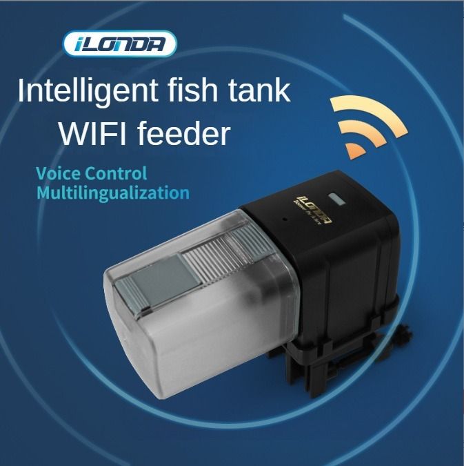 Automatic Fish Feeder WiFi Pet Intelligent Feeder Fish Tank Timed and
