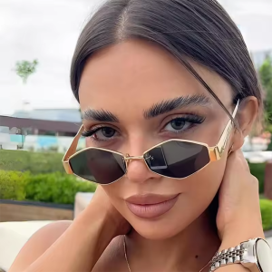Vintage Special-Shaped Sunglasses Women Men Square Sun Glasses Female Retro Suitable For Male Eyeglass Eyewear,Driving,Vacation