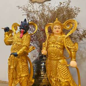 [HCM]Bộ 2 tượng Tiêu Diện Hộ Pháp 45cm