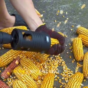 Dụng cụ tách hạt ngô thông minh thế hệ mới gắn máy khoan vít có điều chỉnh độ lớn rất tiện dụng
