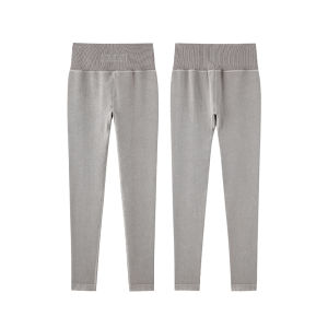 GinGinKing High Waist Yoga Pants Seamless Washable Elastic Long Trousers Womens Moisture Wicking Quick Dry Superb Elasticity