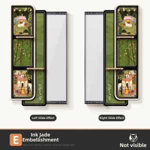 HAOJIUBUJIAN | Retro Style Hidden Full-length Mirror