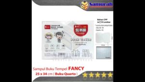 Sampul Buku STIKER A4 Bahan CPP Film Anti Gores isi 10