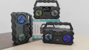 Loa Bluetooth Hát Karaoke SKD -106 Tặng Kèm Mic Nghe Nhạc Cực Đã Âm Bass Cực Mạnh Loa Bluetooth Mini Bảo Hành 12 Tháng