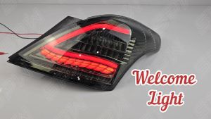 Nissan Almera N17 (2012-2019) LED Taillamp Taillight DRL (Dragon Scale) Albino Tail Lamp Tail Light Taillamps Taillights