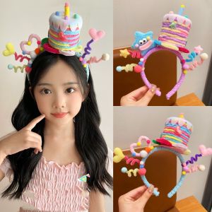 Colorful Headpieces Star Decoration Birthday Party Headwear for Girls and Women