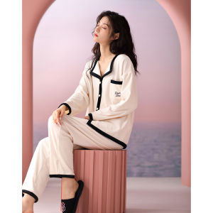 Soft Thin Fleece Thickening Warm Sleepwear