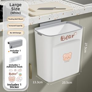 MRUN | Hanging Kitchen Waste Bin For Home Use Specialized for Food Waste with Large Capacity