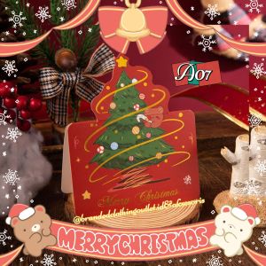 KARTU UCAPAN NATAL 3D / KARTU UCAPAN MERRY CHRISTMAS / KARTU UCAPAN NATAL LIPAT / KARTU HANG TAG NATAL / GREETING CARD MERRY CHRISTMAS / KND8612