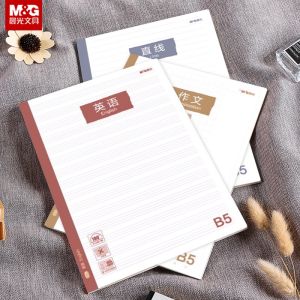 สมุดบันทึกแบบไร้สาย Mornings Light รุ่น เรียบง่าย ดีไซน์ B5 ขนาด 40 หน้า แบบมีเส้นตาราง ภาษาอังกฤษ สำหรับนักเรียนมัธยมต้น