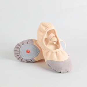 JIFANPAUL | Soft Soled Ballet Dancing Shoes Flesh Color