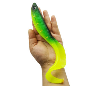 1 Pc Fishing Lures Soft Bait 18.2cm/7.17in/64g Artificial Bait Lure Fishing Gear
