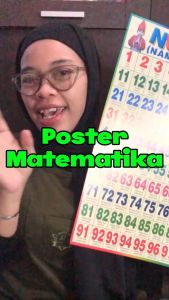 Poster Edukasi Anak Belajar Matematika Satuan angka pengurangan perkalian