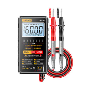 Vodool Portable Digital Multimeter Automatic Shutdown 6000 Counts Multimeter Tools LCD Display Temp Resistance for Electrician Accessories