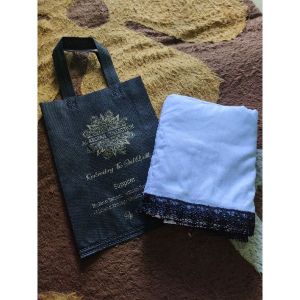 COD Mukena Terusan Dewasa Traveling Lajuran Langsungan Rukuh Bordir Mukena Santri Putih Polos Traveling Rayon