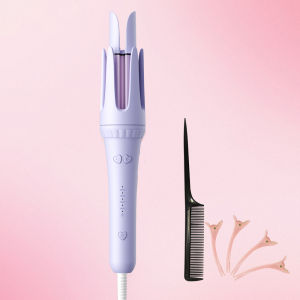 32mm Automatic Curling Iron with Negative Ion Ceramic Hair Care Buzzer Timer 4 Temperature Settings for Long Lasting Waves