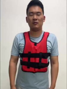 Adjustable Life Jacket for Adults Multi-color Buoyancy Vest for Fishing Boating Swimming Water Sports