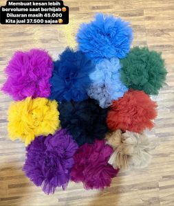 scrunchi tille premium jepit rambut