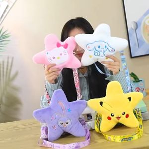 Túi Sao Biển đeo chéo Thêu Hình Sanrio Cinnamoroll Kitty.. hoạt hình dễ thương