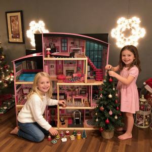 Simulated Furniture Wooden DIY Dollhouse