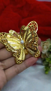 Grosir Bros Pin Bross Dubai Bunga Kendari Model Kekinian Model Yang Modis Dan Elegan Berlapis Emas 24k Gold Terbaru Import