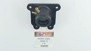 Manipol Karet Satria 2T - Manipul Manifold Maniful Intake Intek Insulator Suzuki Satria 2 Tak Lumba