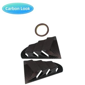 Rear Window Side Vent Shutter Louver Cover Trim Car Accessories Auto Parts For Mitsubishi Lancer EX X EVO 2008-2018