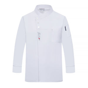 Mens Long Sleeve Chef Work Uniforms Autumn Winter Hotel Kitchen Baking Clothes Pastry Chef Clothes Dining Restaurant Mens Workwear