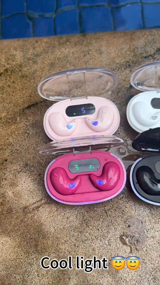 X55 Sleeping Earbuds original Invisible Mini Wireless Bluetooth Earbuds Newest Light Sport Game Headphones IPX7 Waterproof Noise HD Call For Work live streaming
